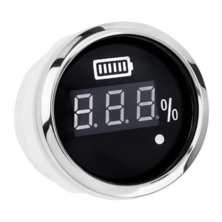 Цифровий вольтметр I Gauge 52 мм з функцією попередження (WKVOW-DGB1060)
