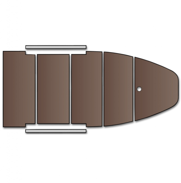 Пайол фанерний з алюмінієвими стрінгерами Kolibri КМ-360D