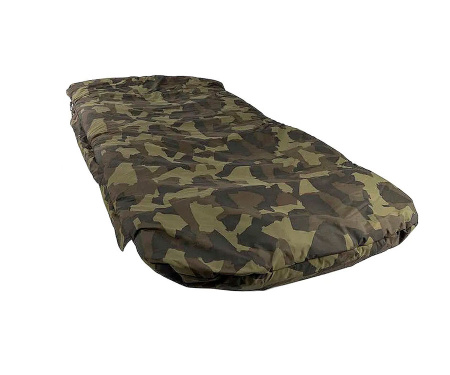 Ліжко карпове + спальник Avid Carp Benchmark Leveltech Bedchair & Ascent RS Camo Sleeping Bag (AVDEAL5)