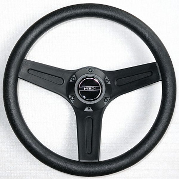 Рульове колесо Pretech 32 см, чорне (Pretech B)