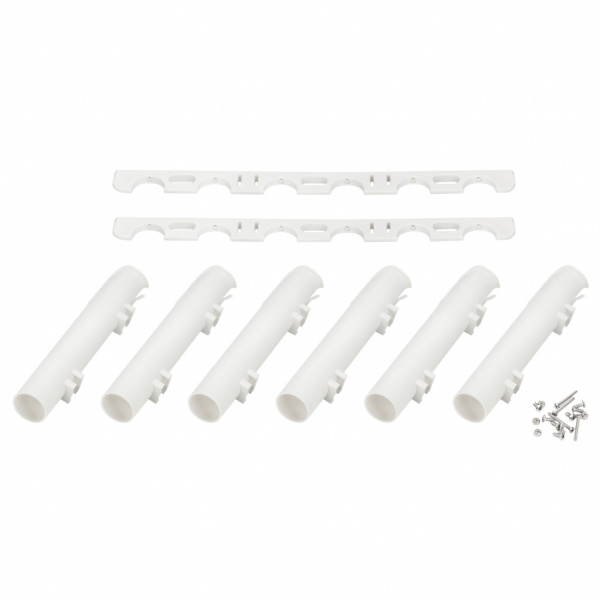 Тримач для 6-ти вудок Easterner пластиковий, білий (C12718-S)