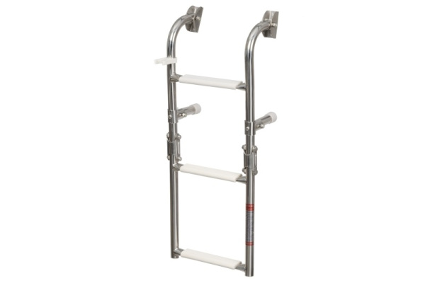 Сходи AquaLand складні, нержавіюча сталь, 1+2 сходинки (1103030)