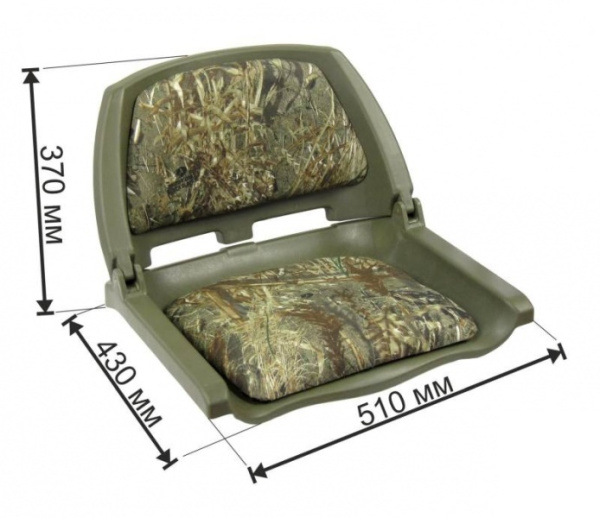 Сидіння Springfield пластикове складане, болотистий дуб (1061107-C)