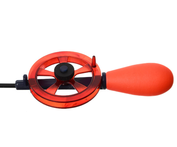 Вудка зимова Flagman Leader-N полікарбонат неопрен-ручка червона (HFBL-R)