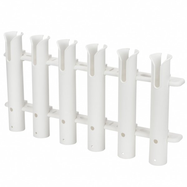 Тримач для 6-ти вудок Easterner пластиковий, білий (C12718-S)