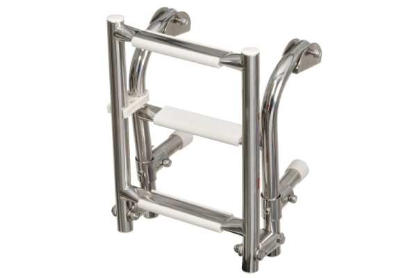 Сходи AquaLand складні, нержавіюча сталь, 1+2 сходинки (1101030)