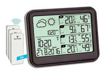 Метеостанція TFA "View", 131x26x102 мм (35114201)