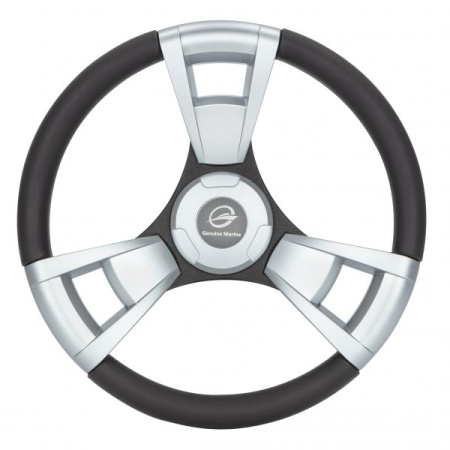 Рульове колесо GM 35 см, матовий срібний (GM-EP-W3002)