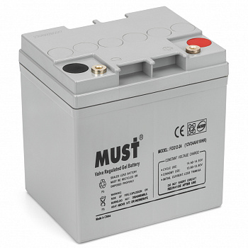 Акумулятор гелевий Must 12v 24Ah (FCG12-24)