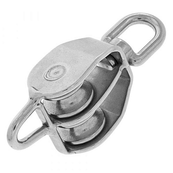 Подвійний роликовий блок ZEL з кільцем з вертлюгом 25 мм (ZEL 41)