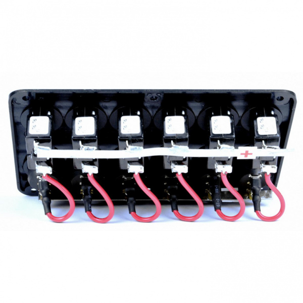 Панель AAA на 6 перемикачів (10026-BK)
