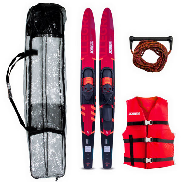 Водні лижі Jobe Allegre 67" Combo Skis Red Package (208822003-67)