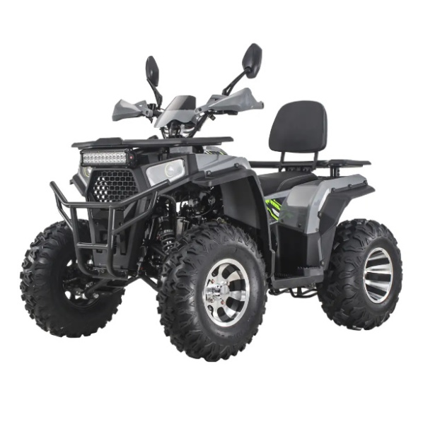Квадроцикл FORTE ATV-200G PRO зелено-сірий (133188)