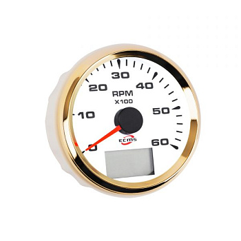 Тахометр ECMS HMH3-WG-6KL, діаметр 85мм (902-00012)