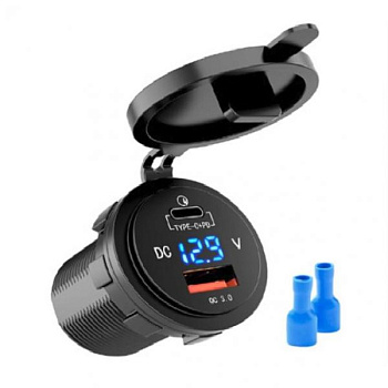 USB-заряджання на 3А + заряджання Type-C AAA (A2026)