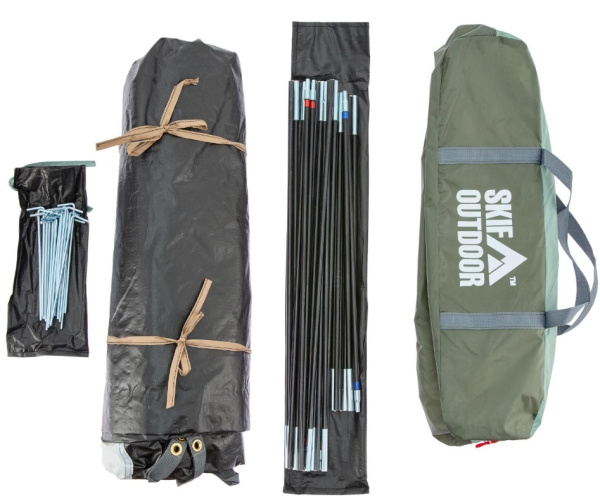 Намет Skif Outdoor Tendra 3, 80+210x180х120 cm, к:green (389.00.59)