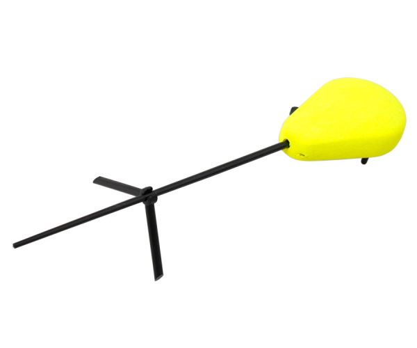 Вудка зимова Flagman Балалайка SK з пінопластовою ручкою жовтий (SK-Y)