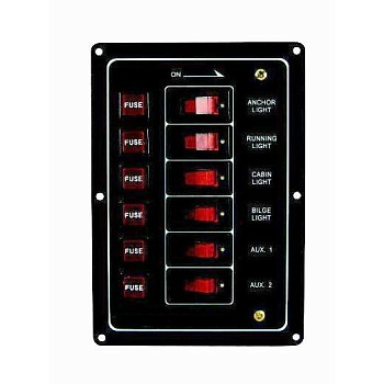 Панель AAA на 6 перемикачів (10069)