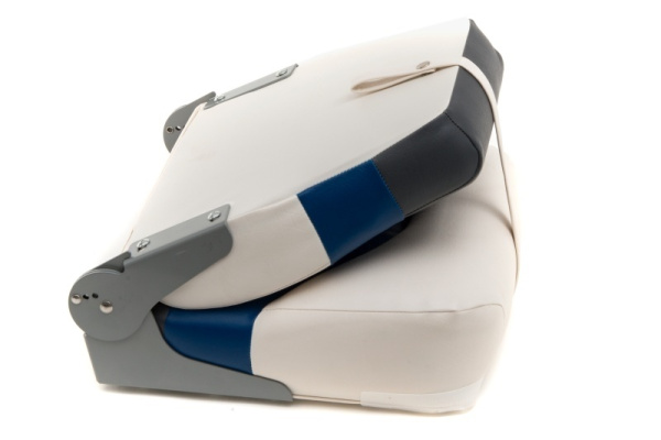 Сидіння Newstar Premium складне, білий/синій/чорний (75108WBC)