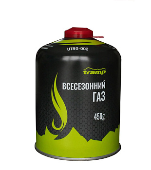 Картридж газовий Tramp різьбовий 450гр (UTRG-002)