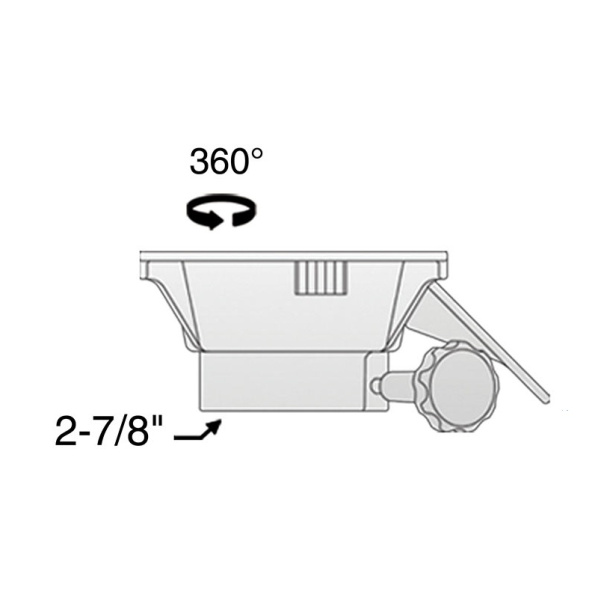Підстава сидіння для стійки 1240748-MLNS Springfield (3100021-1)