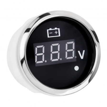 Цифровий вольтметр I Gauge 52 мм з функцією попередження (WKVOW-DGB832)