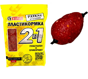 Пластикормка Fanatik Часник, 500 г