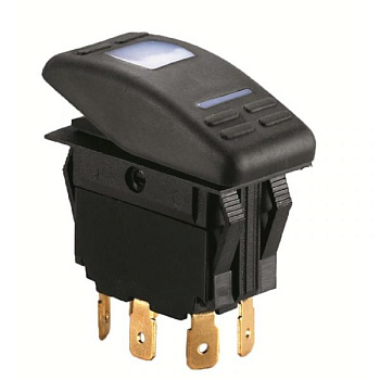 Кнопка перемикання AAA on-off-on 6 виходів (10126-01)