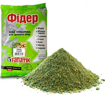 Прикормка Fanatik Фідер Лящ - Горох, 900 гр