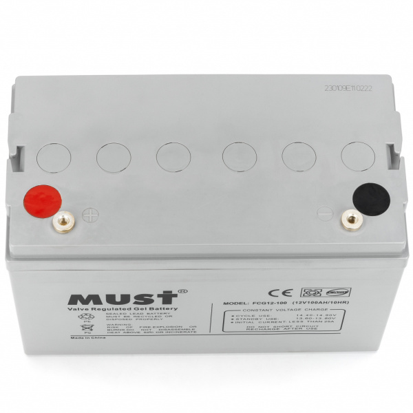 Акумулятор гелевий Must 12v 100Ah (FCG12-100)