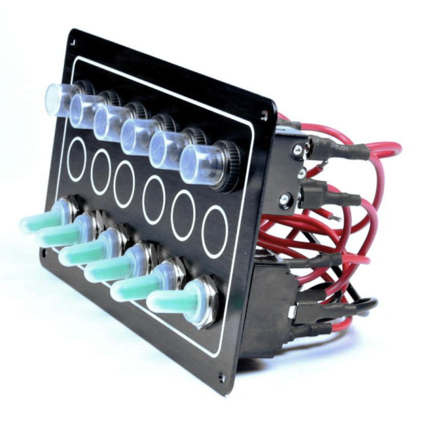 Панель AAA на 6 перемикачів (10062-BK)