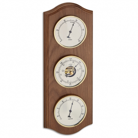 Метеостанція TFA "Classic" дуб, d=80/80/80 мм, 338х122х40 мм (20107601B)