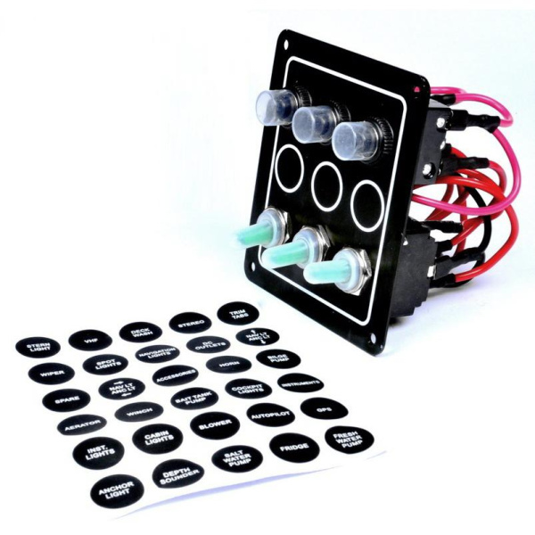 Панель AAA на 3 перемикачі (10032-BK)