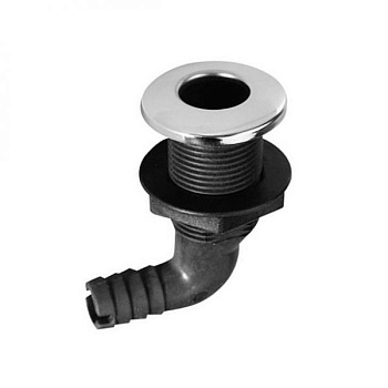 Зливний штуцер RYE із нержавіючим ковпачком, зігнутий, діаметр 5/8 (03472816)