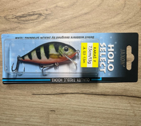 Воблер Jaxon Holo Select Karas F 7.5 cm 13 g (01)