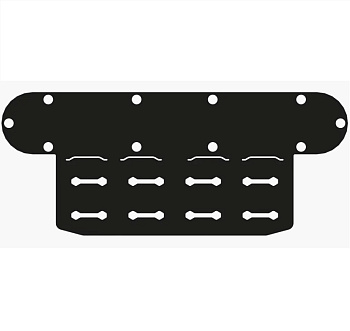 ПВХ кріплення FASTEN Pm255 тип MOLLE для кріплення сумок на площадку TRk255 (01.20.008.01.01)