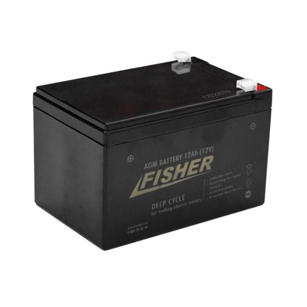 Акумулятор AGM Fisher 12Ah 12V, 3,3 кг (12Ah agm)